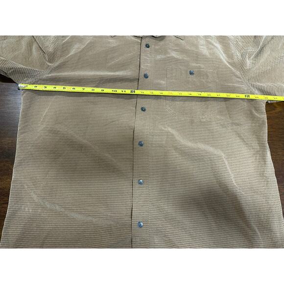Royal Robbins Shirt Plaid Modal Short Sleeve Button Up Hiking Fishing Mens XXL - Picture 5 of 13